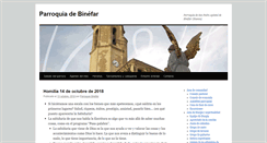 Desktop Screenshot of parroquiabinefar.org